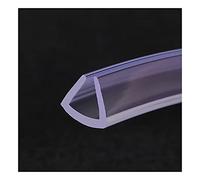 SHHMA Guarnizione in Gomma Profilo A U Sigillata Guarnizione Striscia Utilizzabile sul Bordo del Tavolo, Trasparente, Lungo 5 Metri,7mm x 8mm