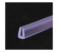 SHHMA Guarnizione in Gomma Profilo A U Sigillata Guarnizione Striscia Utilizzabile sul Bordo del Tavolo, Trasparente, Lungo 5 Metri,8mm x 14mm