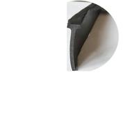 Guarnizione in gomma siliconica a forma di T, guarnizione decorativa per coperture di fossati, pannello solare, porta e finestra, universale, T-37 5x18mm-1 M