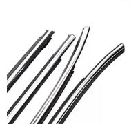 Guarnizione in gomma Striscia Di Tenuta In Gomma Per Finestrini Esterni Auto 4 Pezzi Per Hyundai Per Tucson IX35 2010-2015 Striscia Tenuta Impermeabile Auto Guarnizione Finestr(Chrome)