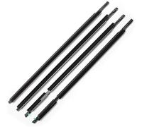 Guarnizione in gomma Striscia Di Tenuta In Gomma Per Finestrini Esterni Auto 4 Pezzi Per Toyota Per Land Per Cruiser Per Prado 120 Series 2003-2009 Auto Guarnizione Finestr