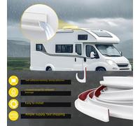 Guarnizione in gomma striscia grondaia antipioggia camper autoformata J per prot