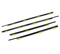 Guarnizione in gomma Striscia Sigillata Per Finestrini Laterali In Vetro Per Auto 4 Pezzi Per CRV 2002-2016 2017 2018 2019 2020 2021 2022 Auto Guarnizione Finestr(For 2002-2006)