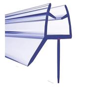 Guarnizione in gomma trasparente | Vetro trasparente 12-23 mm 4-6 mm 2 pezzi 100 cm per vasca da bagno porta doccia finestra: guarnizione a fessura (17 mm)
