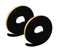 Guarnizione in schiuma, 12 mm x 10 mm, 4 m, autoadesiva, resistente alle | Autoadesivo, resistente alle intemperie, a celle chiuse, per fessure delle porte, facile da montare