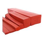 Guarnizione in schiuma di gomma, striscia di spugna in silicone quadrata da 1 metro, guarnizione for porte e finestre in gomma espansa di silicone rosso da 20 × 20 mm a 50 × 50 mm(20x30mm)