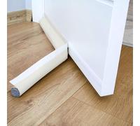 Guarnizione in schiuma di silicone per porta, 96 cm, a risparmio energetico | Misto pelle espansa, design antivento, blocca l'aria fredda, lunghezza 96 cm, si adatta alla maggior parte delle porte