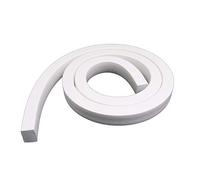 Guarnizione in schiuma di silicone Striscia di tenuta della guarnizione in schiuma di spugna di silicone quadrata bianca for finestra di porta, dimensioni multiple(5 Meter,3 x 20mm)