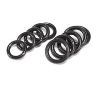 Guarnizione industriale O-ring, 10 pezzi 2,4 mm 0,094" Diametro filo NBR O-ring a 12,8 interno Anello di tenuta olio nero Guarnizione in gomma Rondelle Idraulica rotonda(ID 11.8mm)