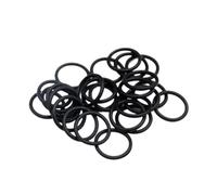 Guarnizione industriale O-ring, 100 pezzi di guarnizione in gomma nera tipo O, diametro del filo 1 mm, rondelle tenuta, interno 8 mm-12, ad anello NBR, idraulica rotonda(ID 10.5mm)