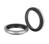 Guarnizione industriale O-ring, Anello antipolvere con guscio metallico GA, paraolio in gomma nitrilica, diametro interno 26-33 mm esterno 32-48, 1 pezzo(26x34x5/8)