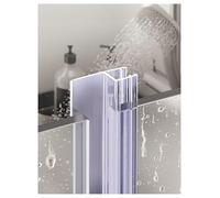 Guarnizione inferiore for porta doccia, guarnizione morbida in silicone for porta doccia for fermare le perdite, striscia di tenuta in silicone resistente alle(0.8cm (5/16"))