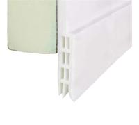 Guarnizione Inferiore For Porta, In Gomma Siliconica, Antivento, Autoadesiva, Paraspifferi Sottoporta, For Finestre(White 1M,1pcs)