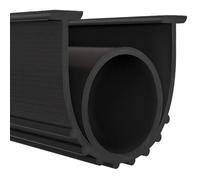 Guarnizione inferiore in per porta del garage - Striscia di soglia resistente alle intemperie da 5 m con estremità a T | Guarnizione per porta resistente alla polvere, impermeabile, piogg