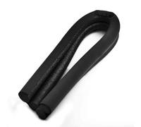 Guarnizione inferiore per porta impermeabile per paraspifferi doppia antivento insonorizzata paraspifferi per striscia EVA composizione per casa per hotel e tappo, lunghezza 95 cm (nero)