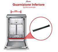 Guarnizione Inferiore Porta Sportello per Lavastoviglie Bosch JS04V JS04I DUMMY
