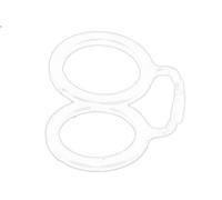 Guarnizione, ingresso turbina (caricabatterie) OE VW per AMAROK 2 2010-2012