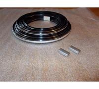 Guarnizione inserto centrale cromato per parabrezza e lunotto Fiat 500 L (1968>1