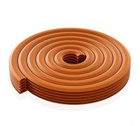 Guarnizione invernale per la riduzione del rumore con nastro in silicone, progettata per adattarsi a spazi da 1 a 15 mm su vari tipi di porte (arancione)