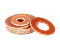 Guarnizione isolante in bachelite, 100-500 pezzi, rondella piatta in bachelite M2-M12(M5x10x1mm-200Pcs)