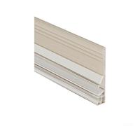 Guarnizione isolante per porta, in TPE, lunghezza 100 cm, perfetta per bloccare polvere e flusso d'aria sotto le porte (S)