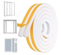 Guarnizione Isolante per Porte - Nastro Porta 5 Metri - Adesivo Resistente Impermeabile Isolante Acustico Schiuma Per Finestra Pavimento Bagno Parabrezza Casa Telaio