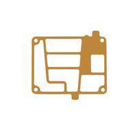 Guarnizione Kit Guarnizioni Pompa Olio Coperchio Frizione Generatore Moto Compatibili Con Yamaha YZF-R1 2004-2008 FZ-1 2006-2014(TopCrankcaseCoverPad)