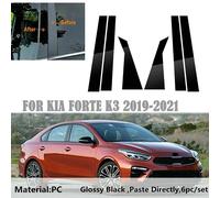 Guarnizione laterale palo montante porta nero lucido per KIA K3 2019 2023