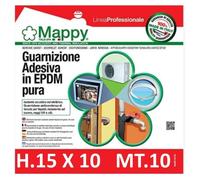GUARNIZIONE MAPPY MUSSTIK ADESIVA 15 X 10 ROTOLO MT.10