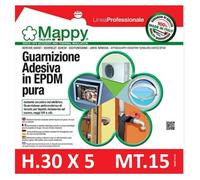 GUARNIZIONE MAPPY MUSSTIK ADESIVA 30 X 5 ROTOLO MT.15