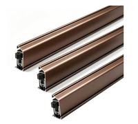 Guarnizione Marrone Automatica Porte Interne Montaggio Autoadesivo | Non È Necessaria Alcuna Scanalatura Per La Pulizia Della Porta, Facile Da Installare(3pcs-L open,L 71"/180cm)