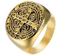 Guarnizione Medaglia Sacra in acciaio inox da uomo Cross-20mm