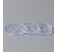 Guarnizione morbida trasparente Guarnizione in PVC Guarnizione isolante in/guarnizione piatta Guarnizione/guarnizione in sottile-M12 * 30 * 2 [20 pezzi]