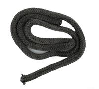 Guarnizione nera per porta della stufa a legna, per stufe a legna, caminetto, resistente al calore e al fuoco (20 mm)