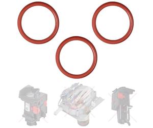 Guarnizione, O-ring, compatibile con Delonghi EABI EAM ECA ECAM ESAM EPAM ETAM AEG Philips per l'unità di erogazione, il pistone di pressione, lo stantuffo e il termoblocco, riscaldamento (3x)