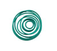 Guarnizione O-ring in gomma fluorurata FKM verde CS 1/2/3,1/4 mm, diametro esterno 5-70 mm, resistente alle alte temperature, isolata, resistente all'olio(OD 33mm,CS 4mm)
