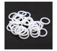 Guarnizione O-ring in silicone bianco da 10 pezzi CS 3,5 mm diametro esterno 10~85 mm Anelli in silicone O-ring Guarnizioni ad anello in gomma (Dimensione : OD 30mm ID 23mm)