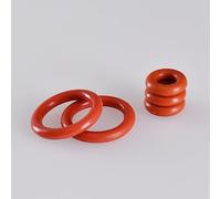 Guarnizione O-ring in silicone VMQ Guarnizione CS 1mm 2mm 3.1mm Rondelle Guarnizione rossa for uso alimentare Gomma isolata impermeabile O-ring in silicone WD 1mm 2mm 3.1mm ( Color : 100Pcs , Size : O