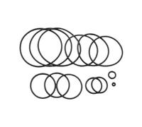 Guarnizione O-ring NBR da 10 pezzi CS 2 mm OD 5 mm ~ 150 mm Distanziale in gomma nitrile butadiene Rondella resistente all'olio Forma rotonda Nero(OD 145mm ID 141mm)
