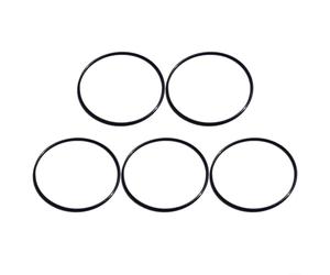 Guarnizione O-ring per coperchio prefiltro per Intex SPS25 SPS50 SPS75 SPS100, pompa filtro a sabbia, 77 mm, diametro interno 2,8 mm, spessore nero (5 pezzi)