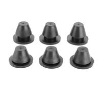Guarnizione occhielli in gomma per coperchio laterale in gomma da 6 pezzi 0521-1235 compatibile con accessori per parti di carenature del motociclo per numero di parte 0521-1235