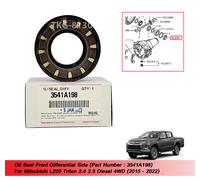 Guarnizione olio lato diff anteriore 3541A198 uso per L200 Triton 2.4 2.5 Die...