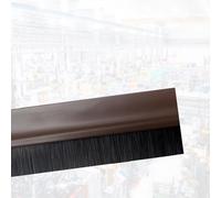 Guarnizione paraspifferi per la parte inferiore de Guarnizione a spazzola for porta del garage in PVC multicolore, dimensioni multiple(C,L 40CM/Brush Height 80MM)