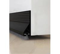 Guarnizione paraspifferi per la parte inferiore de Listello for porte e finestre da 100 cm Multicolor 1/2/3/4/5 pz(Schwarz,1pcs)