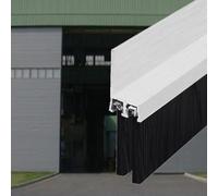 Guarnizione paraspifferi per la parte inferiore de Spazzola for porta in alluminio for porte esterne Garage 10-300mm 1/2/5 Pz(1 Pc,Brush height 80MM)