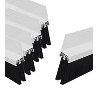 Guarnizione paraspifferi per la parte inferiore de Spazzola for porta in alluminio for porte esterne Garage 10-300mm 1/2/5 Pz(One Size,Brush height 80MM)