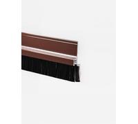 Guarnizione paraspifferi per la parte inferiore de Striscia di tenuta inferiore della porta 100 cm multicolore, dimensioni multiple(Bruin,10cm)