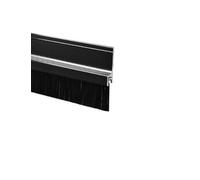 Guarnizione paraspifferi per la parte inferiore de Striscia di tenuta inferiore della porta multicolore, dimensioni multiple(Schwarz,10cm)