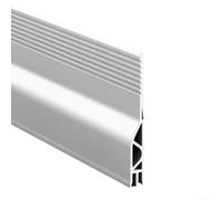 Guarnizione paraspifferi per porta, 100 cm, in silicone, per fessure da 0 a 3 cm, a risparmio energetico, per fermare vento, polvere e polvere, colore: bianco