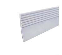 Guarnizione paraspifferi sotto la porta per bloccare aria fredda, polvere e roditori, guarnizione inferiore della porta per uso domestico, flessibile e paraspifferi (grigio)